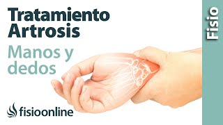 Tratamiento de fisioterapia para la artrosis de manos y dedos