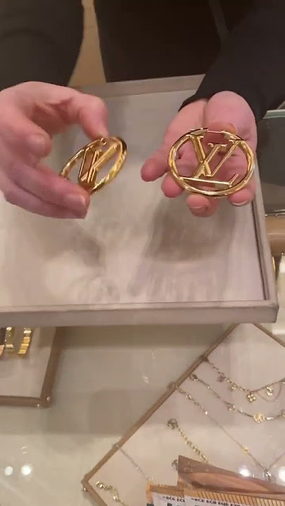 New Louis Vuitton Macro LV Earrings unboxing and try on. Let me know i