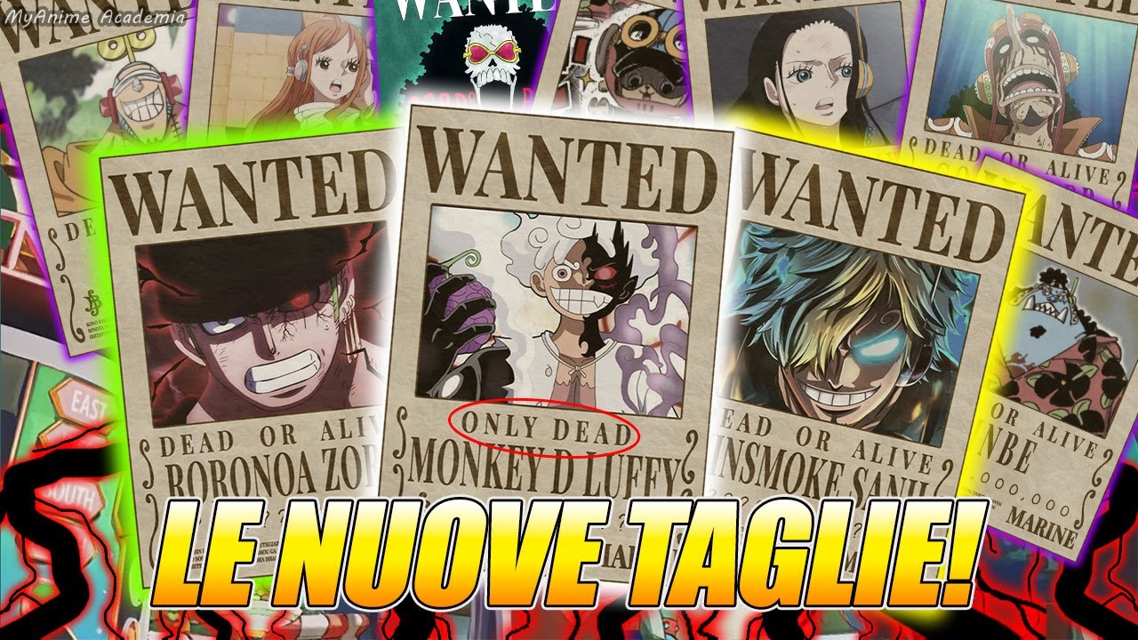 Le NUOVE TAGLIE Dei Pirati Di Cappello Di Paglia DOPO EGGHEAD le-nuove-taglie-dei-pirati-di-cappello-di-paglia-dopo-egghead