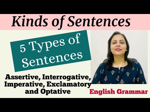 5 types of sentences with examples