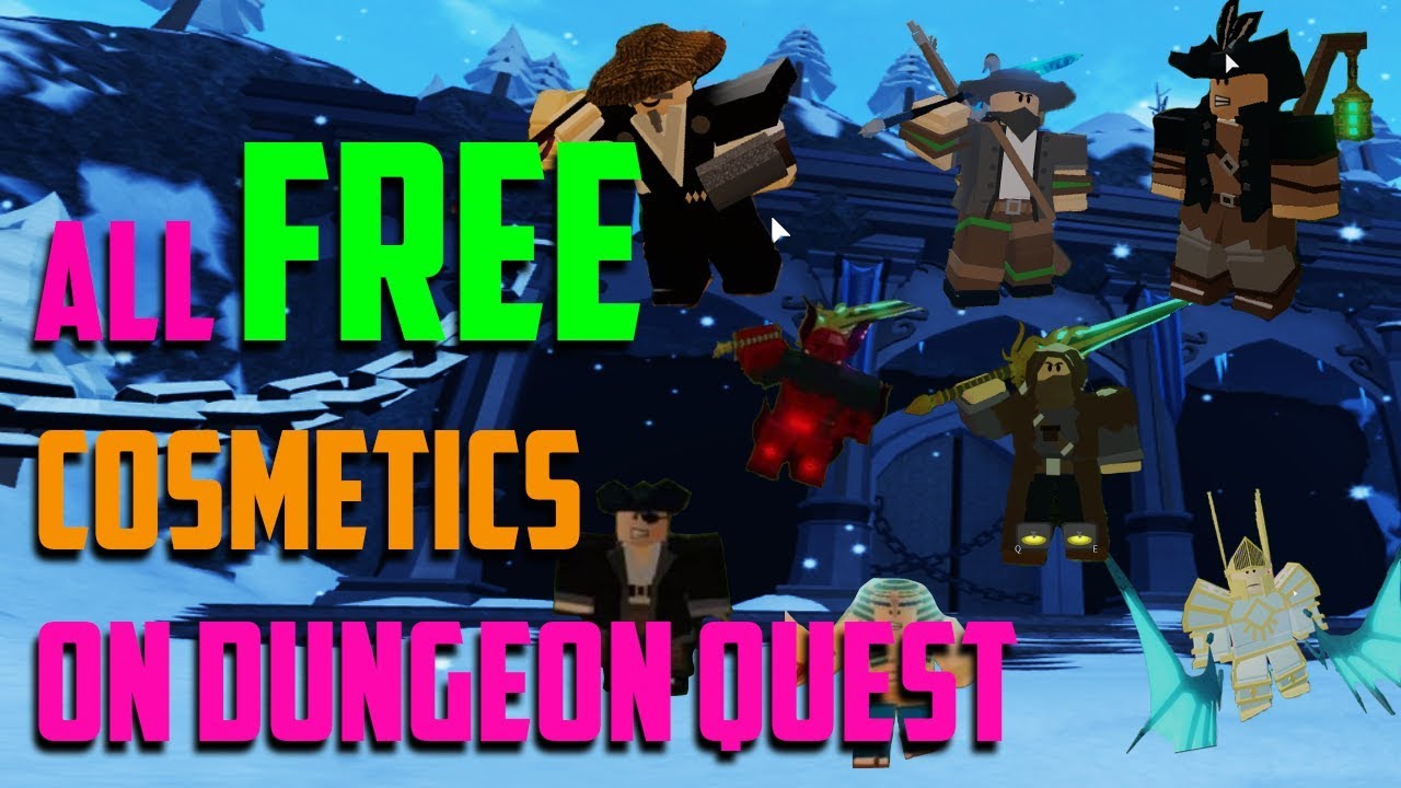 New Free Cosmetic Drop On Dungeon Quest Roblox Youtube