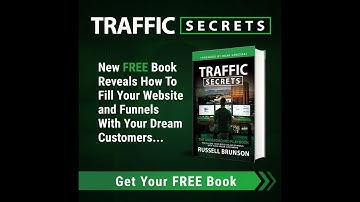 Russell Brunson Click Funnels Traffic Secrets book and Audiobook. Get Your Copy Today!