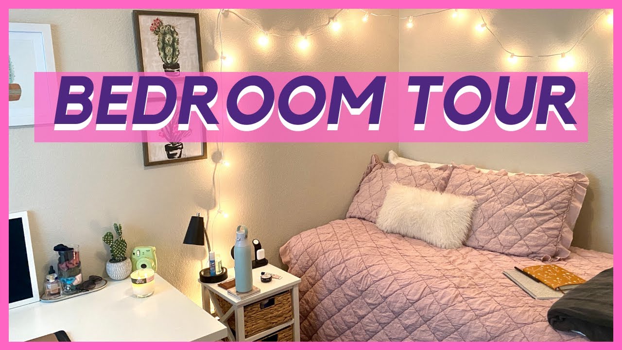 ROOM TOUR 2020 (small bedroom + affordable home studio)