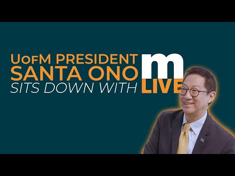 University of Michigan's new president, Santa Ono sits down with MLive