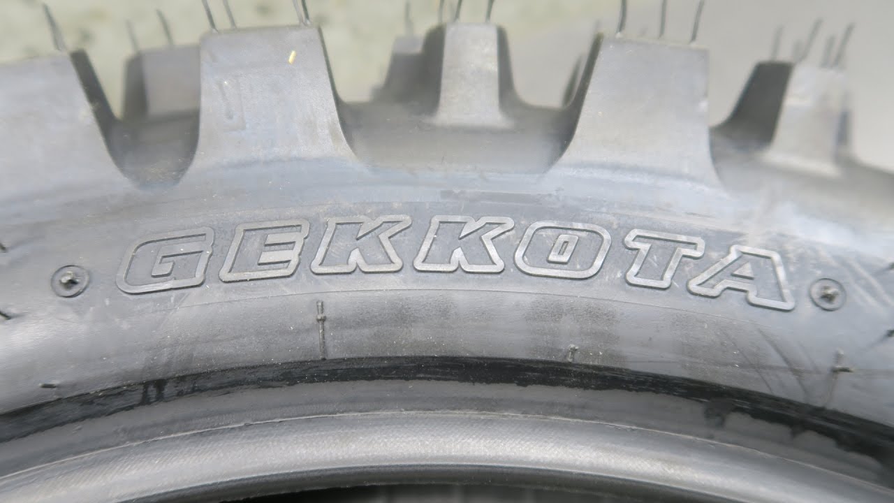 IRC iX-09W Gekkota Hard Enduro Tire - YouTube