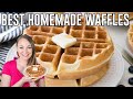 How to Make the BEST Homemade Waffles