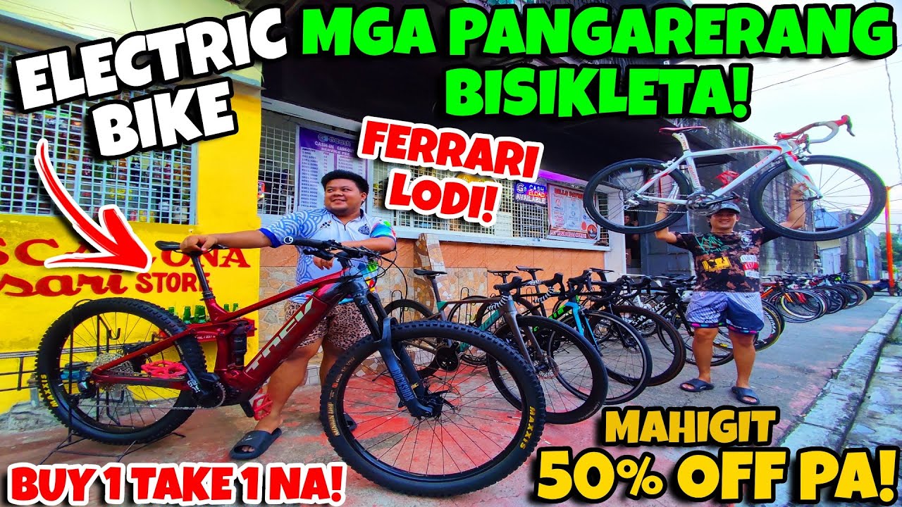 MGA BISIKLETANG PANGARERA BUY 1 TAKE 1 NA! MAHIGIT 50% OFF PA! ELECTRONIC BIKE MERON DIN SILA!