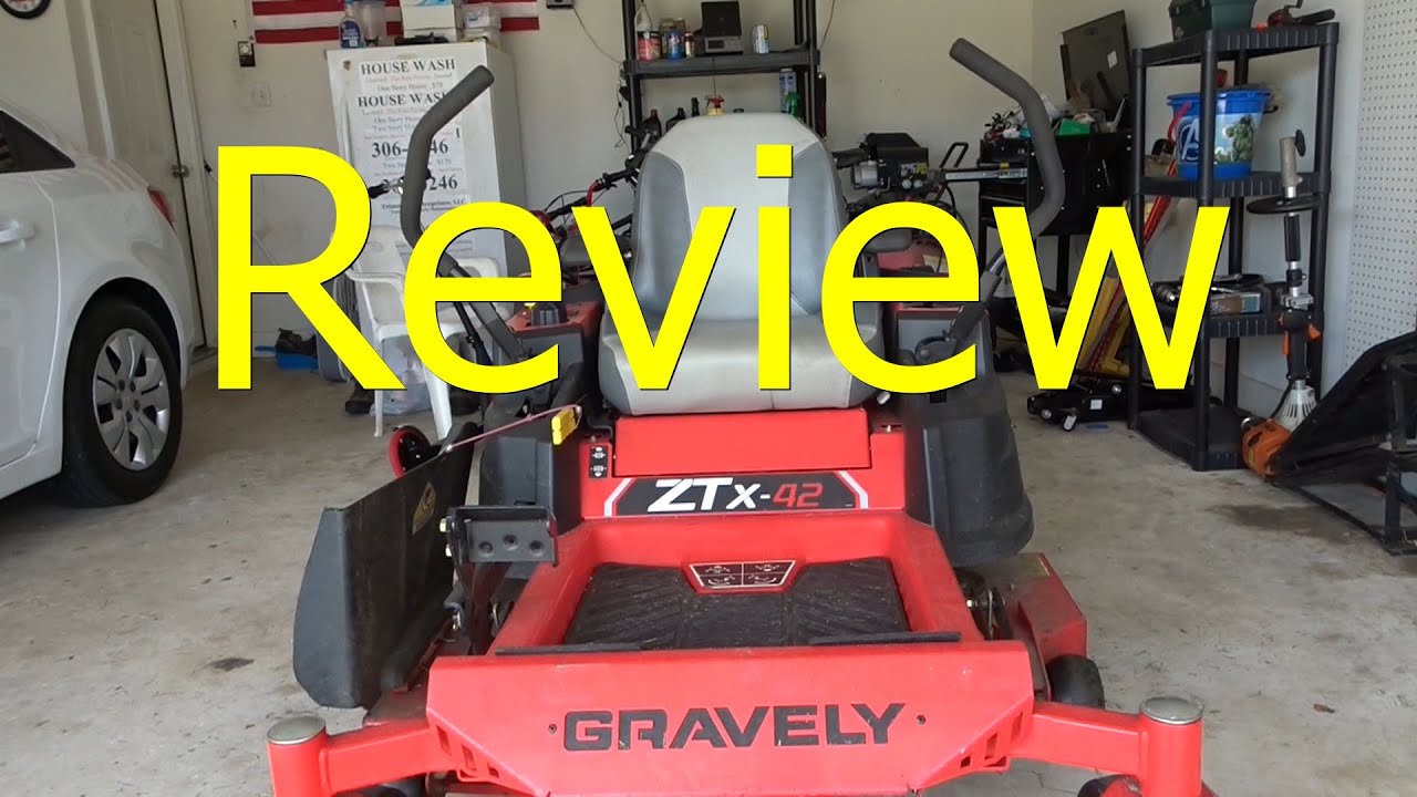 Review Gravely ZTX 42 Zero Turn 150 hour - YouTube