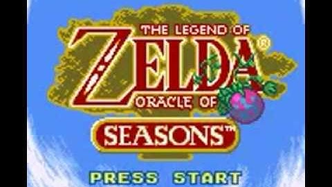 Legend of Zelda Oracle of Seasons (GBC) Intro