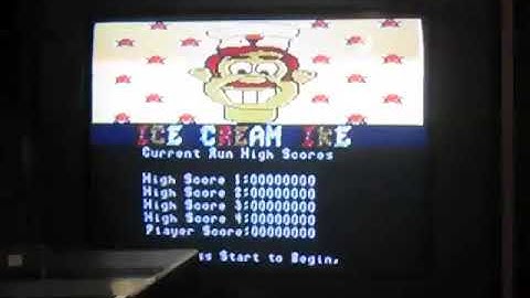 Ice Cream Ike Atari 5200 Preview