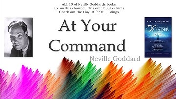 Neville Goddard   AT YOUR COMMAND (MUST WATCH)by giving voice of the wisdom of the Apes