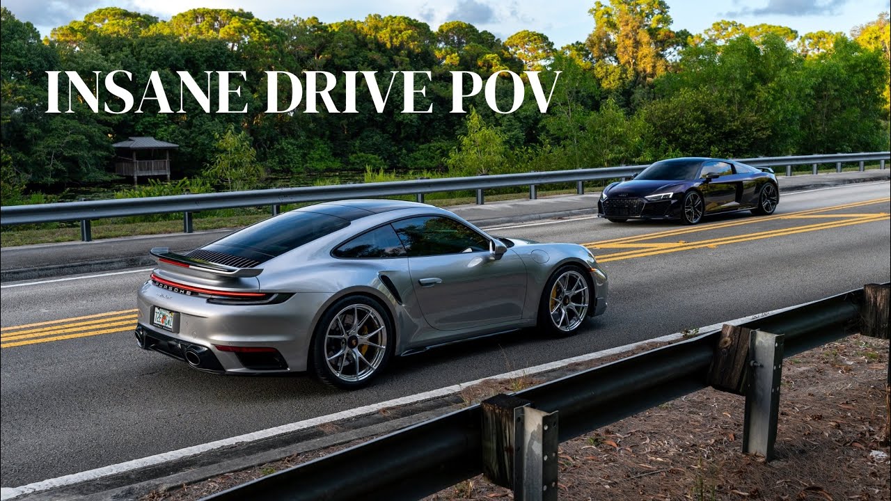 1,000 Hp Turbo S CUTTING UP With F1 Exhaust Audi R8 - YouTube