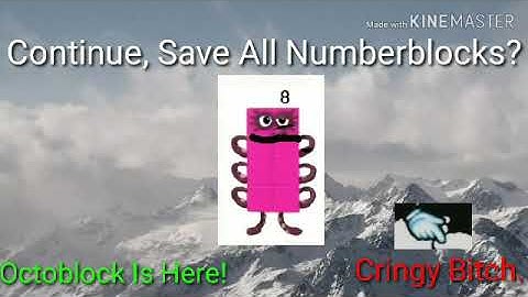 Numberblocks: 8 Adventures (SMD Bootleg) Continue And Game Over