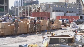 Explosions de Beyrouth : l’armée libanaise au chevet de la population