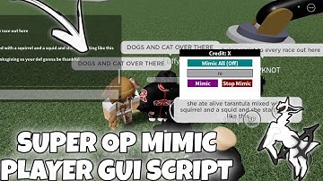 [FE] SUPER OP MIMIC PLAYERS GUI SCRIPT | ARCEUS X • DELTA • FLUXUS • HYDROGEN