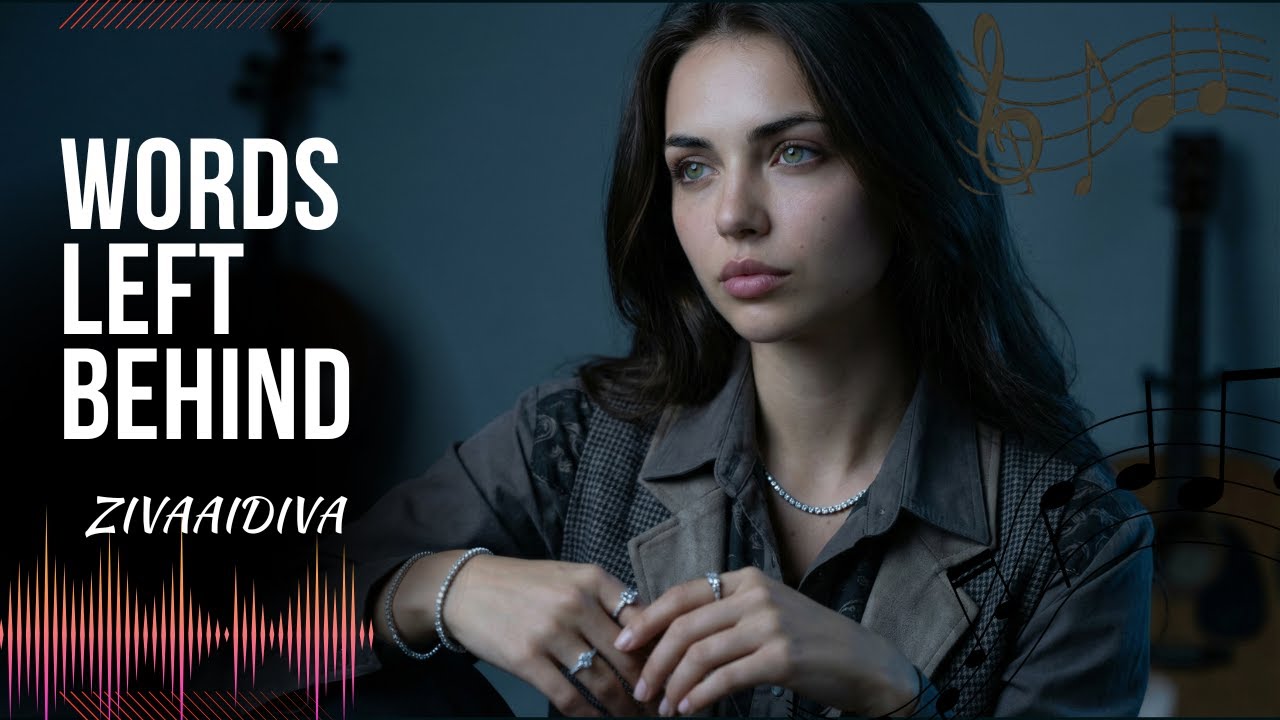 Words Left Behind (Official Audio) – Ziva Ai Diva | Emotional English Love Song 2026 #lovemusic #90s