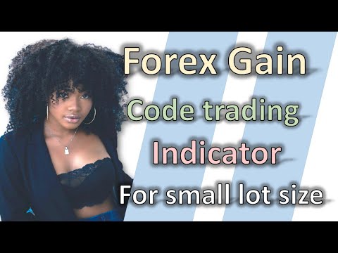 Forex Gain Code Trading Indicator | Good For Small Lot Size