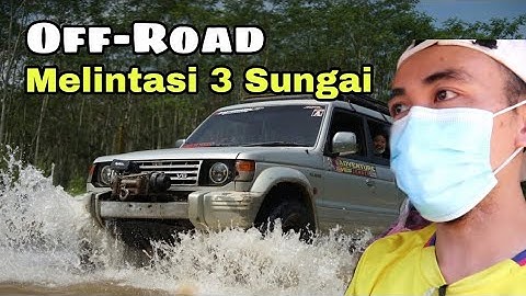 Jeep Off-Road Melintasi 3 Sungai Kawasan Meru Betiri