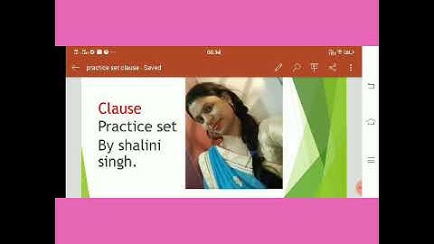 Practice set clause by Shalini singh