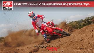 2026 Beta 450 Rx  No Compromises Only Checkered Flags