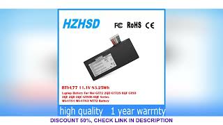 BTY-L77 11.1V 83.25Wh Laptop Battery For Msi GT72 2QD GT72S 6QF GT80 2QE 2QD 2QC GT80S 6QE Series MS