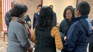 蔡總統慰問海虎潛艦失蹤官兵家屬 探視受傷官兵