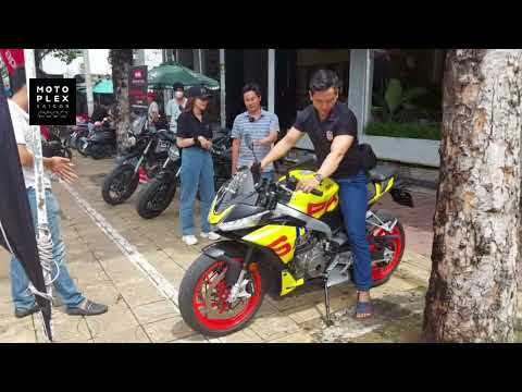 Video Motoplex Saigon - A KHỞI ở Cần Thơ lái thử Aprilia... - youtube