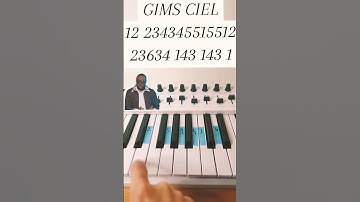 Thumbnail of Gims - Ciel - Piano Tutorial #piano #shorts #gims #tutorial