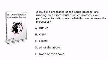 CCNP ROUTE Video Practice Exam: Route Redistribution
