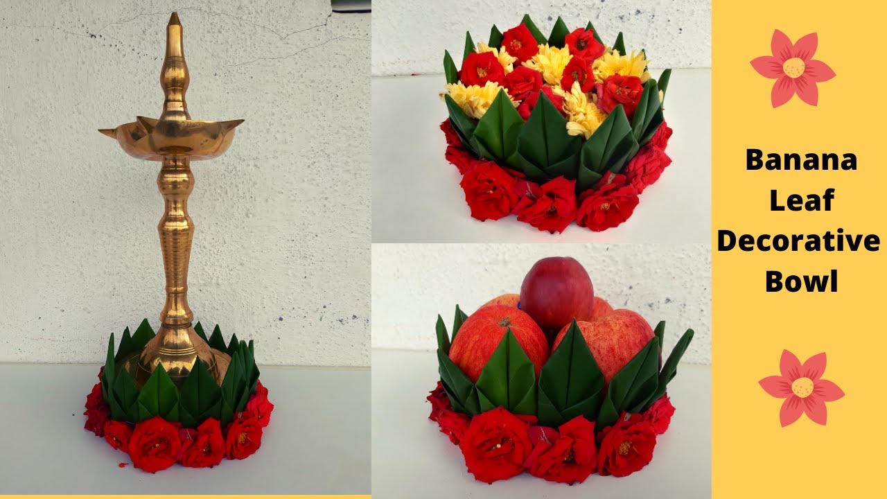 Multipurpose Natural Plate from Banana Leaf for Varamahalakshmi Pooja