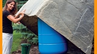 DekoRRa Model 114 Artificial Boulder Pressure Tank Cover: Fake Boulder Well Pump House