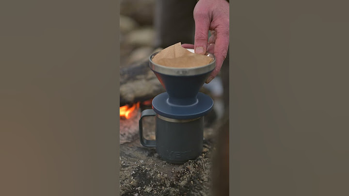 The perfect cup with the new Rambler Pour Over.