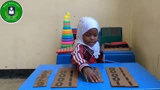 A middle class kid arranging the two digits numbers #makibrilliantschool #school #schoolkids #2025 