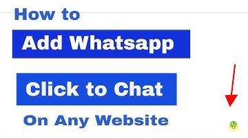 How to add Whatsapp Click to Chat on any Website using Html and Css