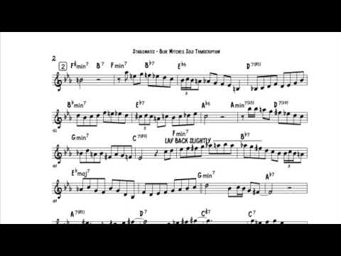 Stablemates - Blue Mitchell Solo Transcription