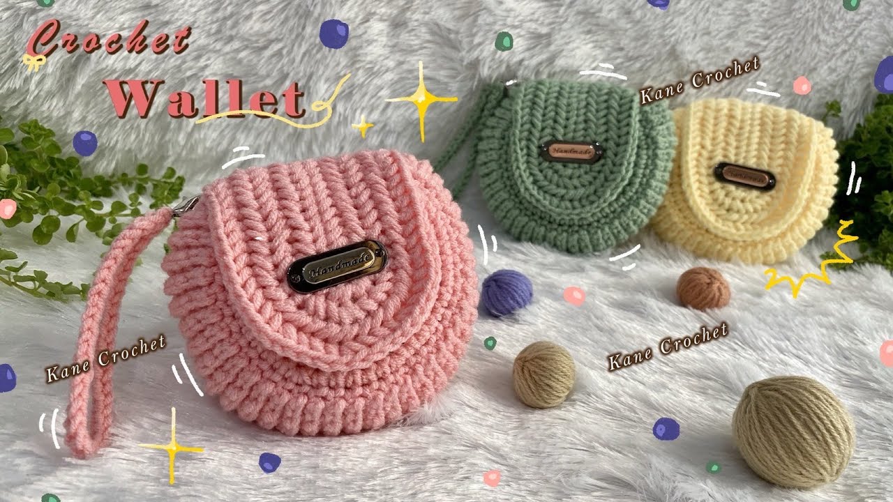 CROCHET WALLET How to Crochet OREO Bag 🍪🍪 Crochet Circle Bag