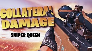 Collateral SNIPER Queen is at it AGAIN! GODDESS gameplay in WARZONE! (COD/WARZONE sniper highlights)