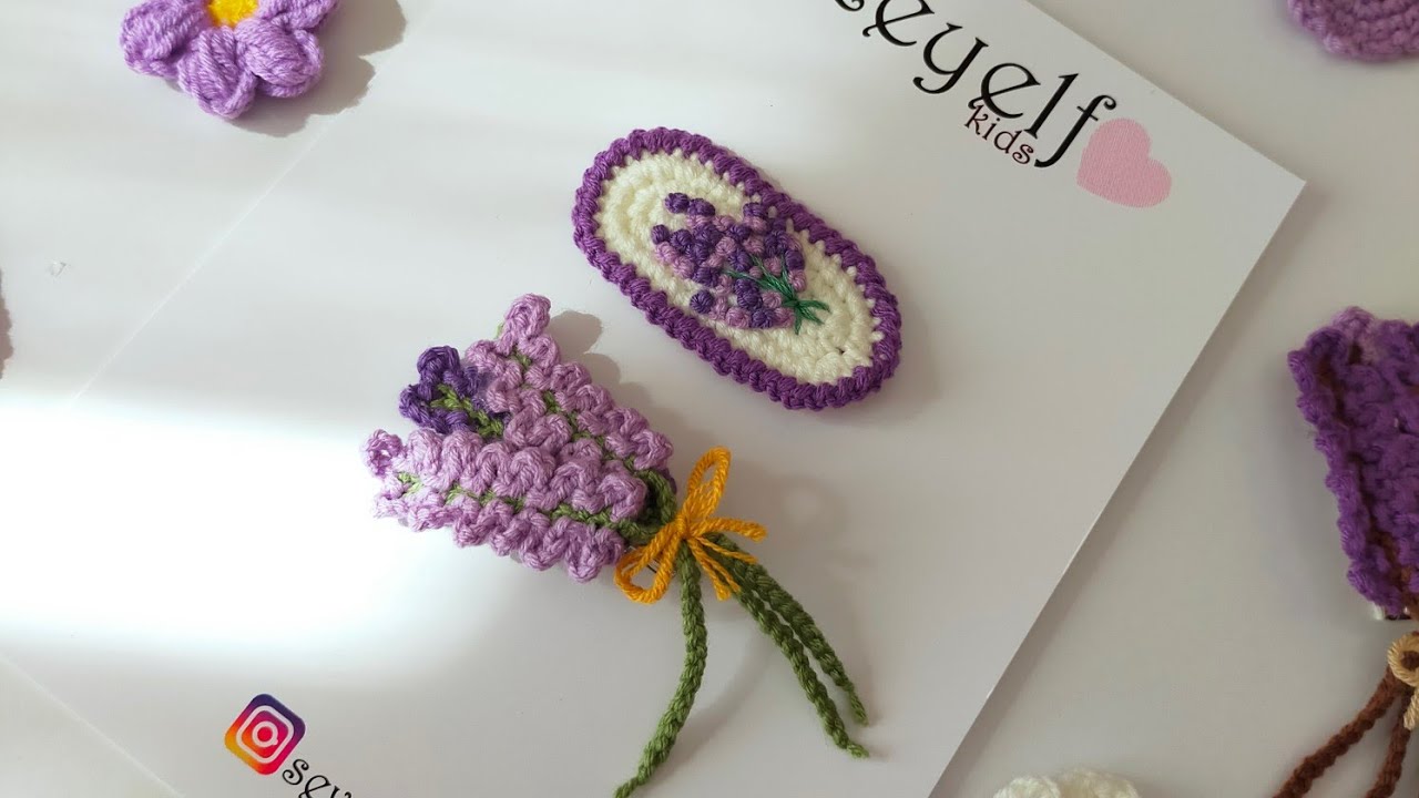 #11 Örgü lavanta toka yapımı @sevzeyelf