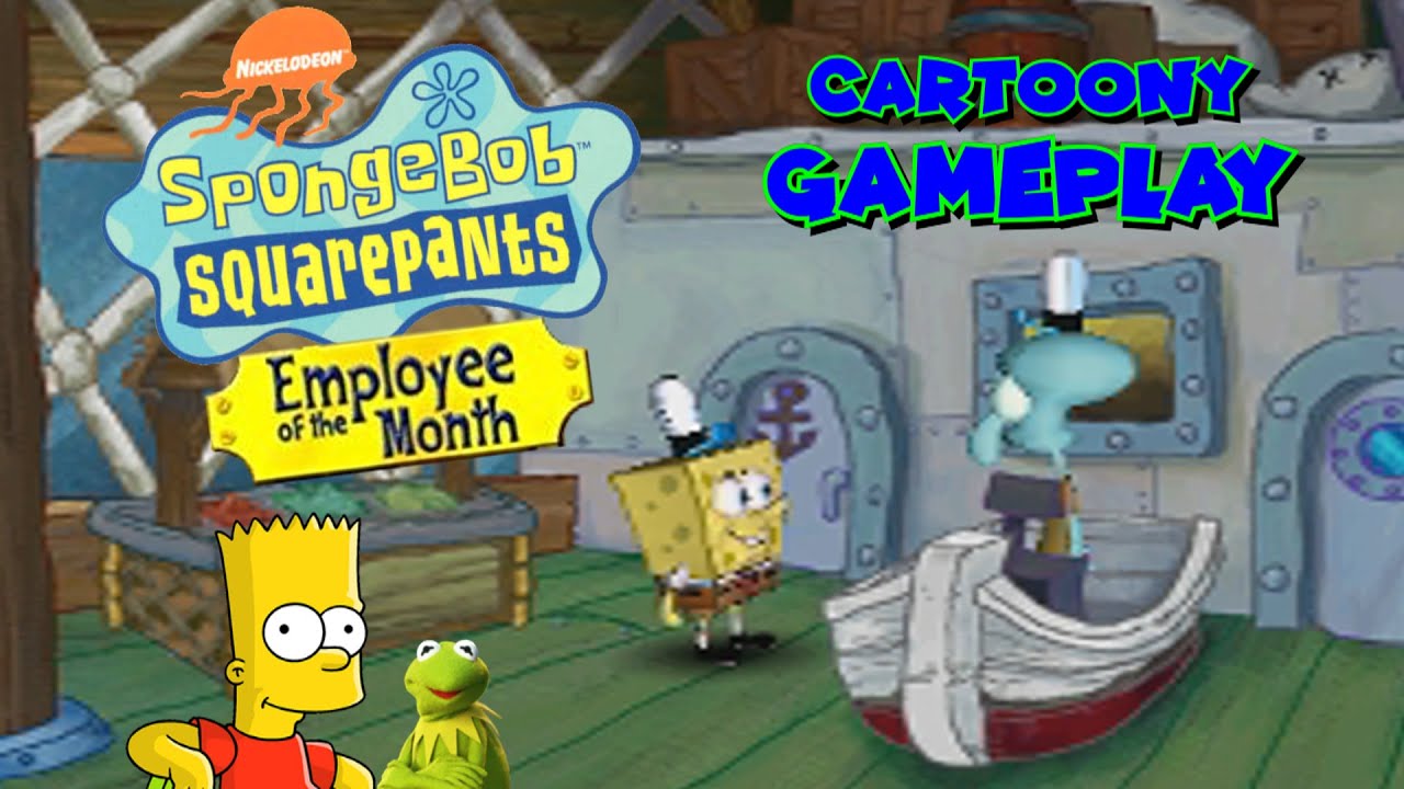 spongebob squarepants employee of the month game play