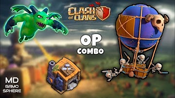Beta Minion Drop Ship Attack Strategy OP Combo Builder Base Clash Of Clans BH7 BH8