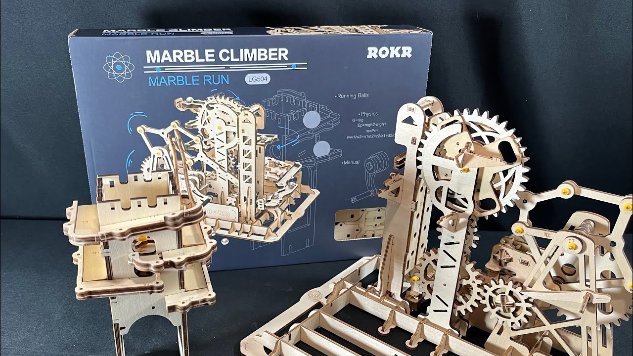 ROKR Marble Climber Marble Run Steps 40-42 - YouTube