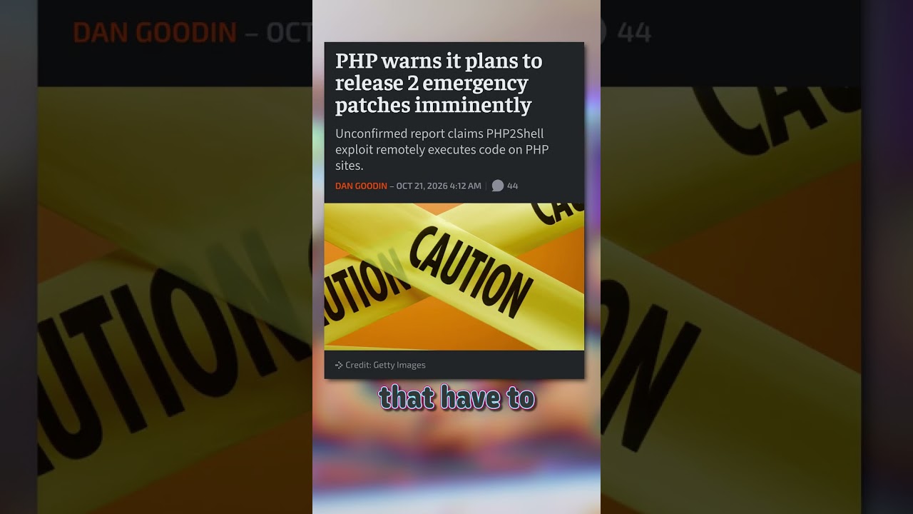 Huge PHP Vulnerabilities