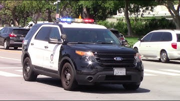 LAPD West LA Unit Responding