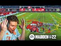 Madden 22 gameplay, but my QB drank a little too much fruit punch..
