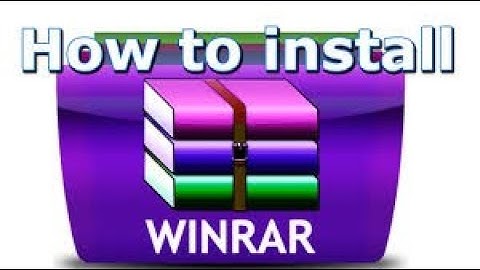 how to install winrar on windows for this video.mohon tech bangla
