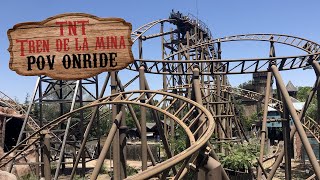 TNT Tren de la Mina ONRIDE 🧨Parque de Atracciones de Madrid