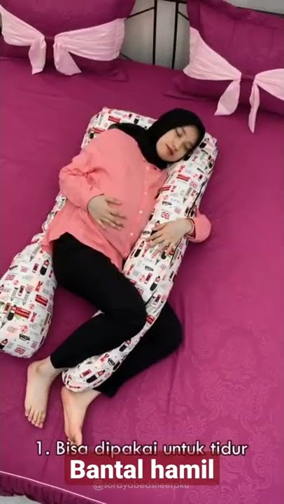 Bantal Hamil Maternity pillow size120x80 bantal ibu hamil tidur lebih nyaman (Cek Harga Di Komen)