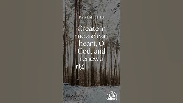 Thumbnail of Create in Me a Clean Heart - Psalm 51:10 Bible Verse