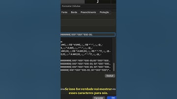 CPF e CNPJ COM MÁSCARA NO EXCEL