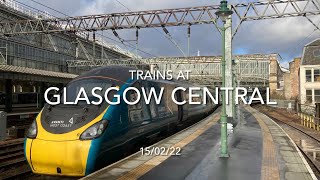Trains At Glasgow Central (15/02/22)